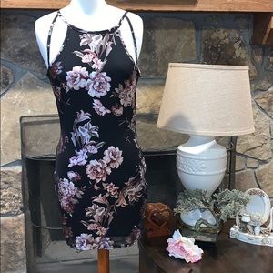 DRESS CHARLOTTE RUSSE SIZE M. Floral color .